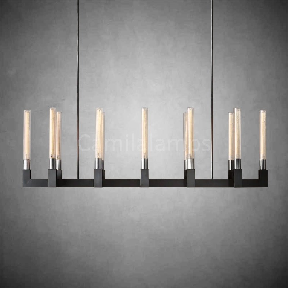 Cannel Linear Chandelier 55", 67" - Camilalamps - CAM1094