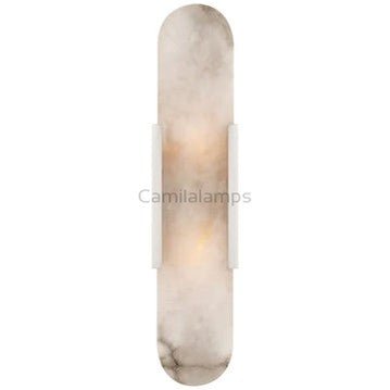 Melang Alabaster Wall Sconce 28”H - Camilalamps - CA - ALA - W - 5