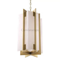 Lugano Modern Brass Chandelier - (Antique Brass Finish | Alabaster) - Eichholtz - Camilalamps - Lugan - 991 - 1