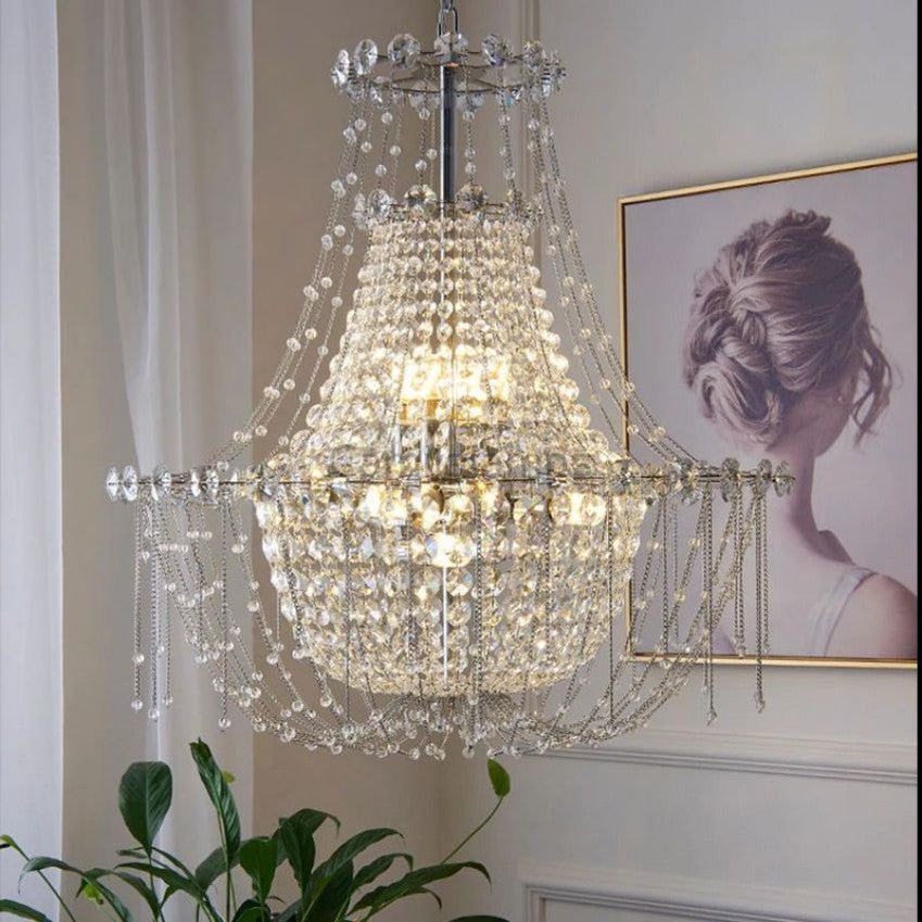 Yolanda Empire Crystal Chandelier - Camilalamps - CA - M - 220