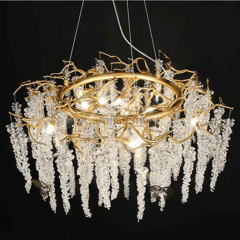 Modern Snowflake Crystal Branch Chandelier - Camilalamps - CA - ILM1263