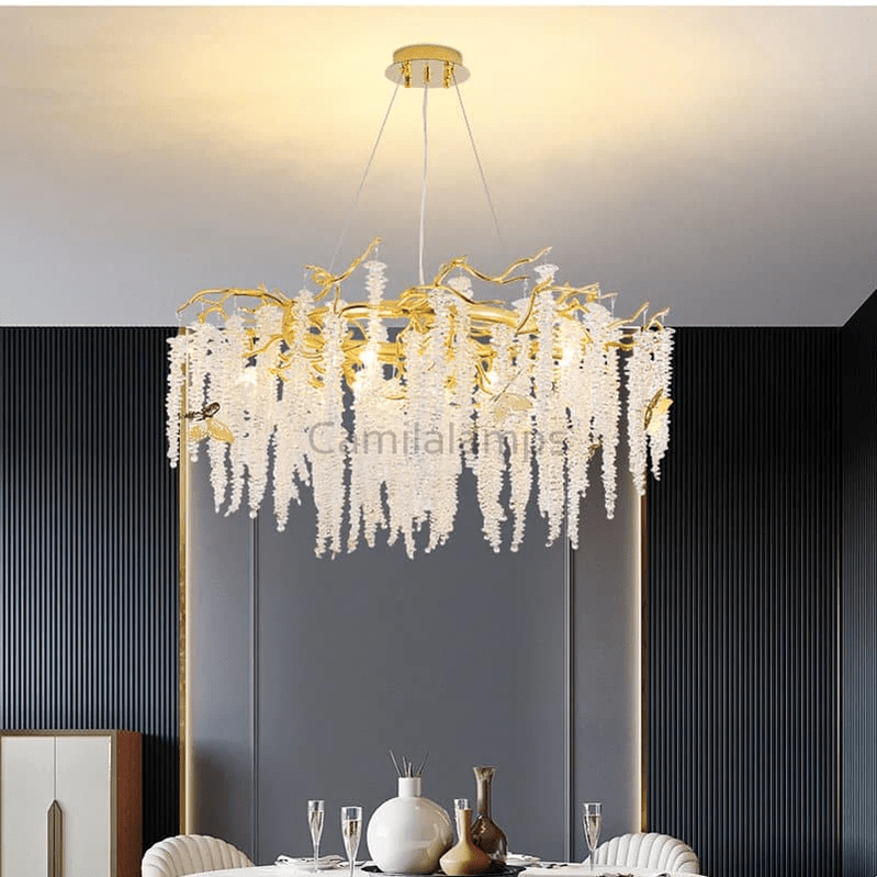 Modern Snowflake Crystal Branch Chandelier - Camilalamps - CA - ILM1263