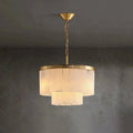 Modern Alabaster Tiered Chandelier - Camilalamps - Moder - 2086 - Copp - Dia 4 - 4