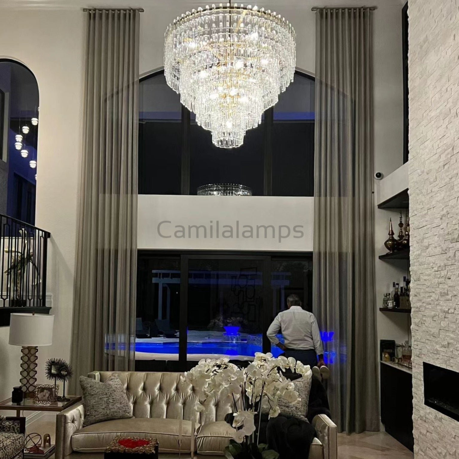 Marignan Tier K9 Crystal Round Chandelier - Camilalamps - CA0174