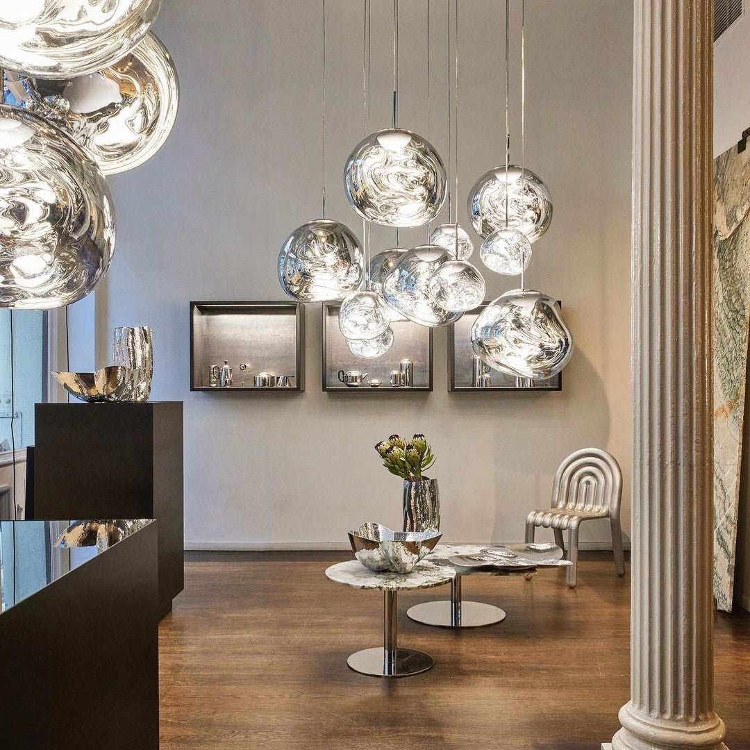 Custom Lava Glass Chandelier - Camilalamps - CA - CZLAVA - 2