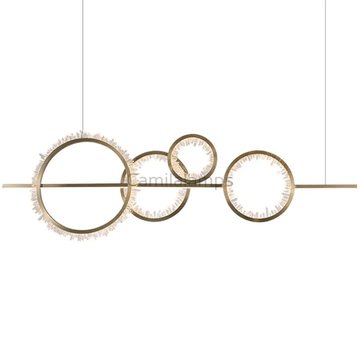 Omar Modern Rock Crystal Ring Chandelier - Camilalamps - ILM1247