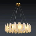 Moira Alabaster Round Chandelier - Camilalamps - Moira - 1312 - D31