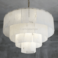 Alabaster Lorry Modern Multi - Layer Round Chandelier 31