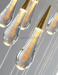 Allure Multi - LED Glass Staircase Chandelier 49 Lights - Camilalamps - CA - MLGSC - 7