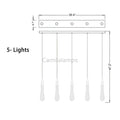 Allure Multi - LED Glass Staircase Chandelier 49 Lights - Camilalamps - CA - MLGSC - 7