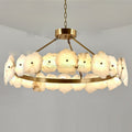 Natural Alabaster Modern Round Chandelier - Camilalamps - Natur - 1290 - D40