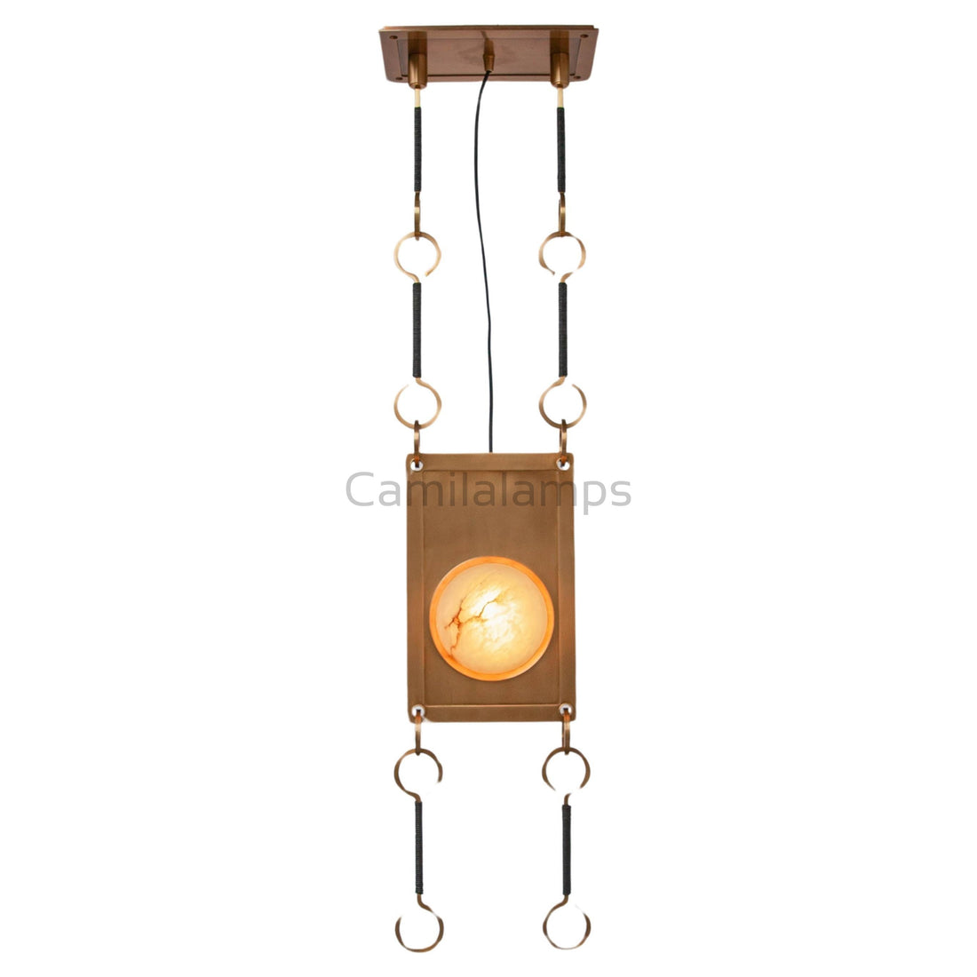 Alabaster Mina Pendant - Camilalamps - CA - Min - 701