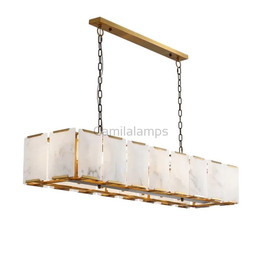Odin Rectangle Chandelier - Camilalamps - CA - TPRecC - 054