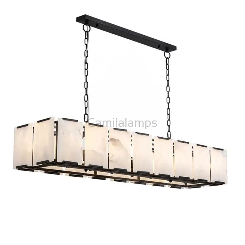 Odin Rectangle Chandelier - Camilalamps - CA - TPRecC - 054