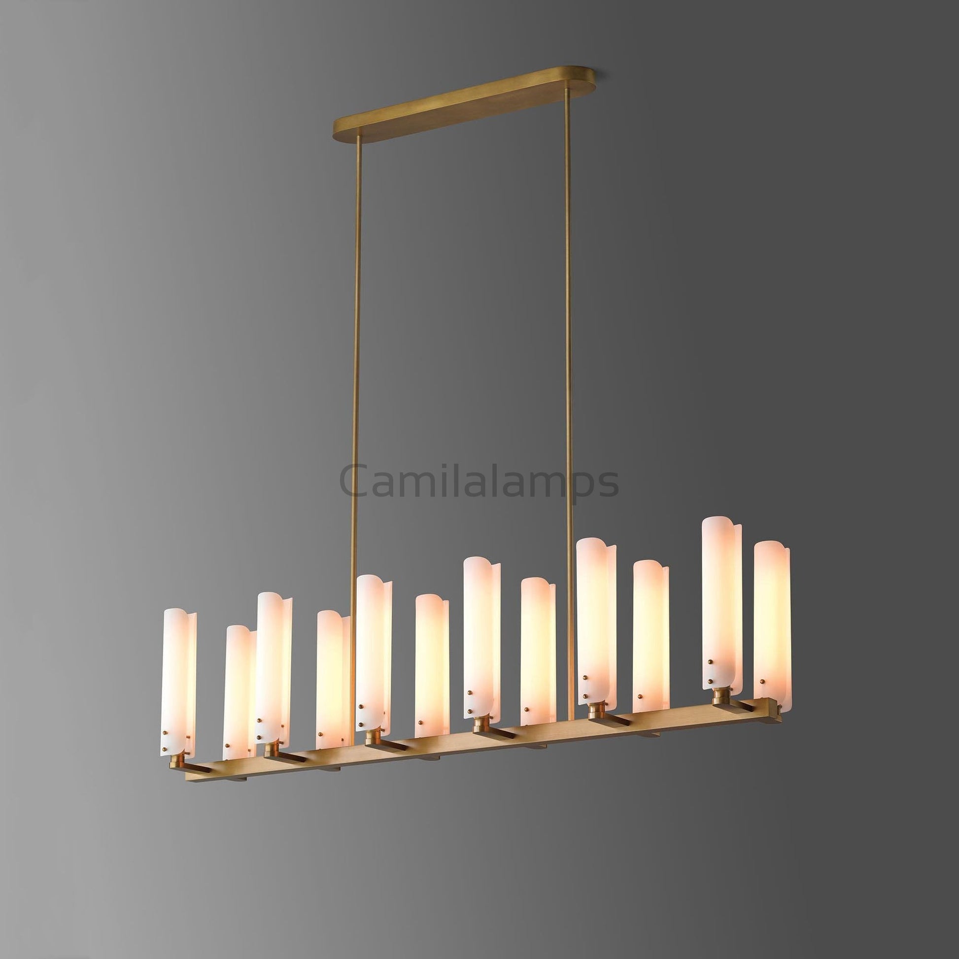 Palance Linear Chandelier 60" W - Camilalamps - CA - A - 452 - 1