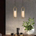 Alabaster Brass Pendant Dining Room - Camilalamps - CA - PEN256254