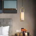 Alabaster Brass Pendant Dining Room - Camilalamps - CA - PEN256254