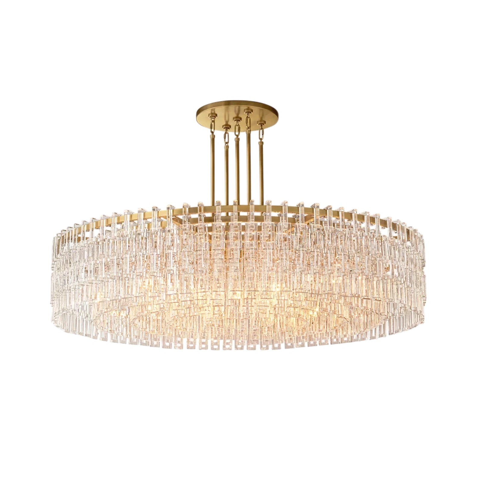 Marigan Elegant Round K9 Crystal Chandelier 36", 48", 60" - Camilalamps - CAM1016