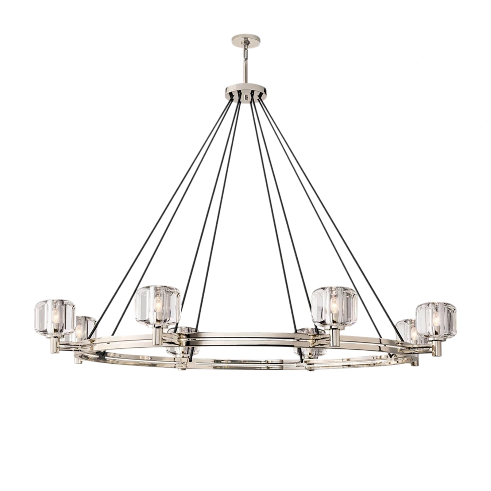 Demaket Round Chandelier Custom - Camilalamps - CA - RH - CH - 12