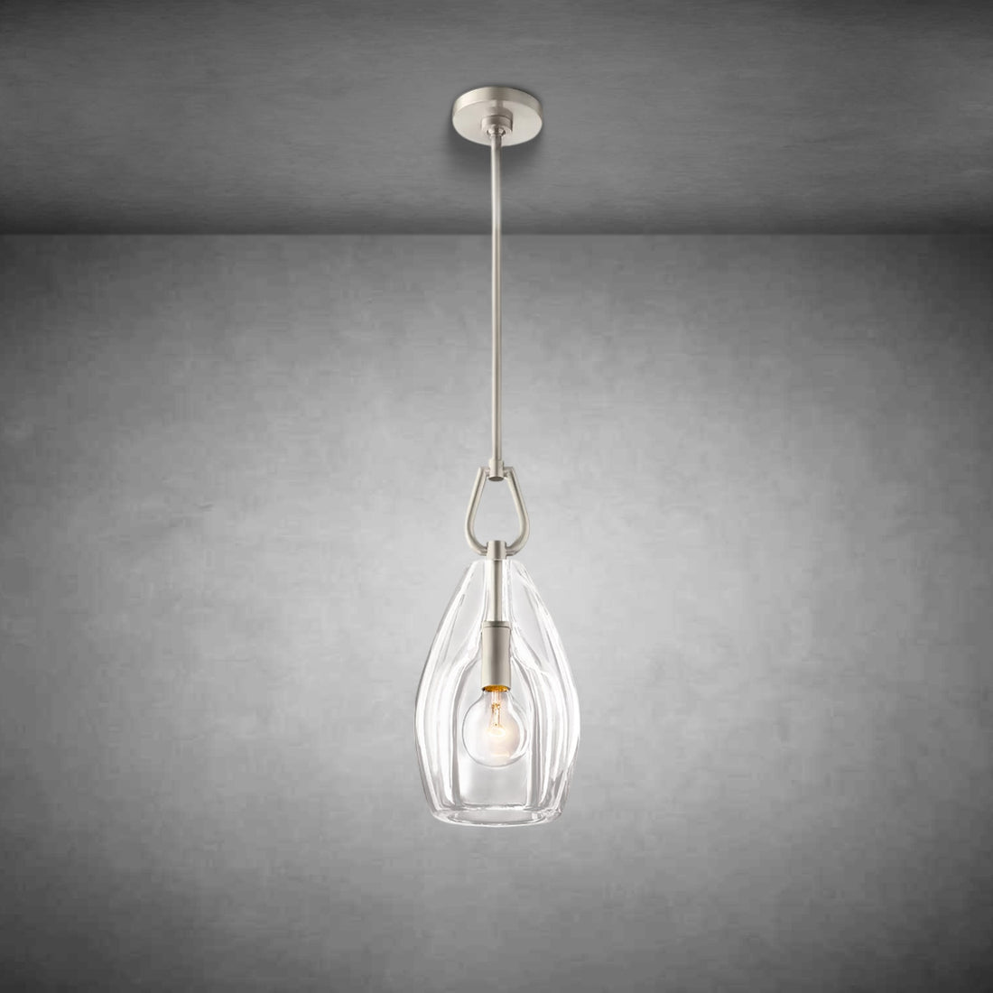 Botanyst Flute Crystal Pendant 6''8''9'' - Camilalamps - CA - ml - Botanist - 2506