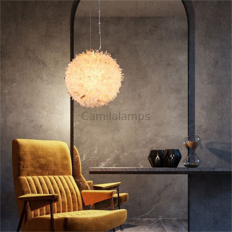 Primary Crystal Cluster Ball Pendant Light - Camilalamps - CA - 58862 - 213
