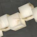 Alabaster Cubic Linear Chandelier - Camilalamps - Alabas - 00651