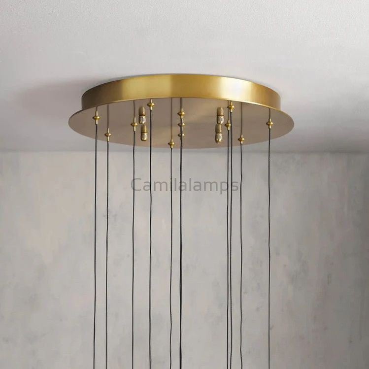 Deloris Round Chandelier - Camilalamps - CA - RR - 12