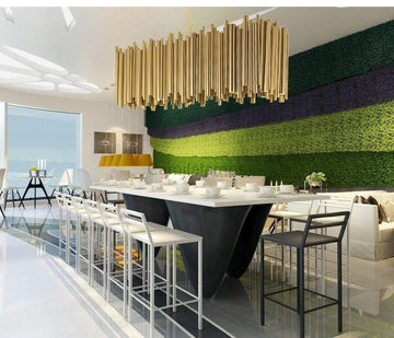 Dore Brass Tubular Rectangle Chandelier 32" 39" - Camilalamps - CA - Dore - BL32 - 1