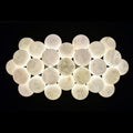 Rectangular Chandelier Alabaster Ball Chandelier - Camilalamps - Recta - 1289 - 1