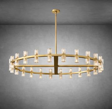 Arcachon Crystal Round Chandelier 48"