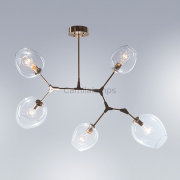 Covington Drop Globe Branching Bubble Chandelier 30'' - Camilalamps - CVT30 - 5