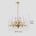 Isolde Crystal Round Chandelier - Camilalamps - CA - LI2024 - C5856