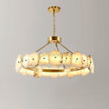 Natural Alabaster Modern Round Chandelier - Camilalamps - Natur - 1290 - D32
