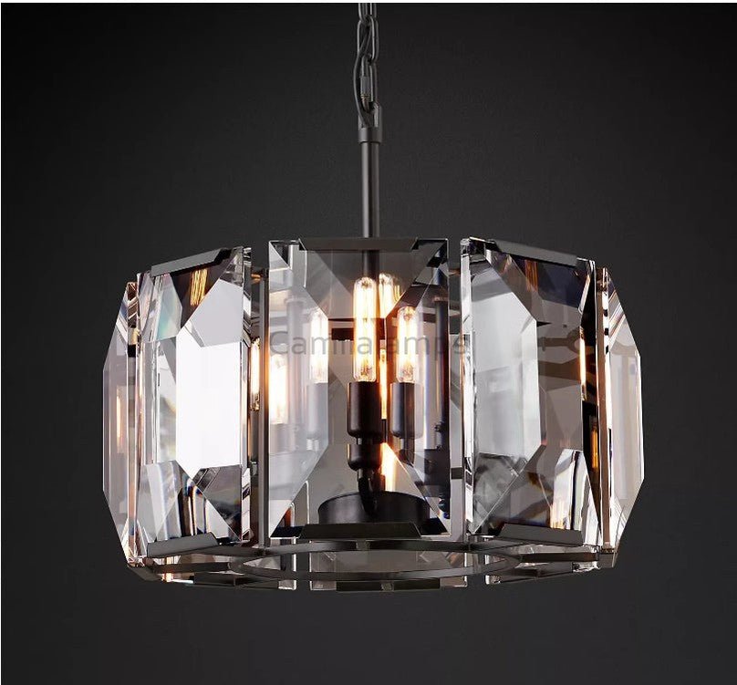 Harlow Multicurve Crystal Round Chandelier - Camilalamps - CA0210