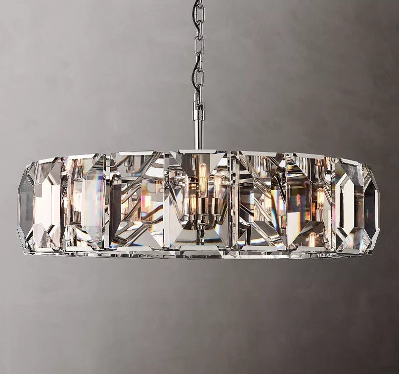 Harlow Multicurve Crystal Round Chandelier - Camilalamps - CA0217