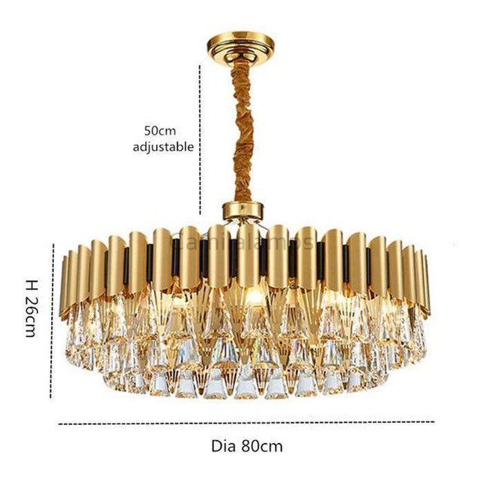Stavros Crystal Chandelier - Camilalamps - CA - A - 612