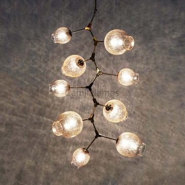Covington Drop Globe Branching Bubble Chandelier 38'' - Camilalamps - CANTOS - 1