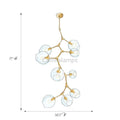 Covington Drop Globe Branching Bubble Chandelier 38'' - Camilalamps - CANTOS - 1