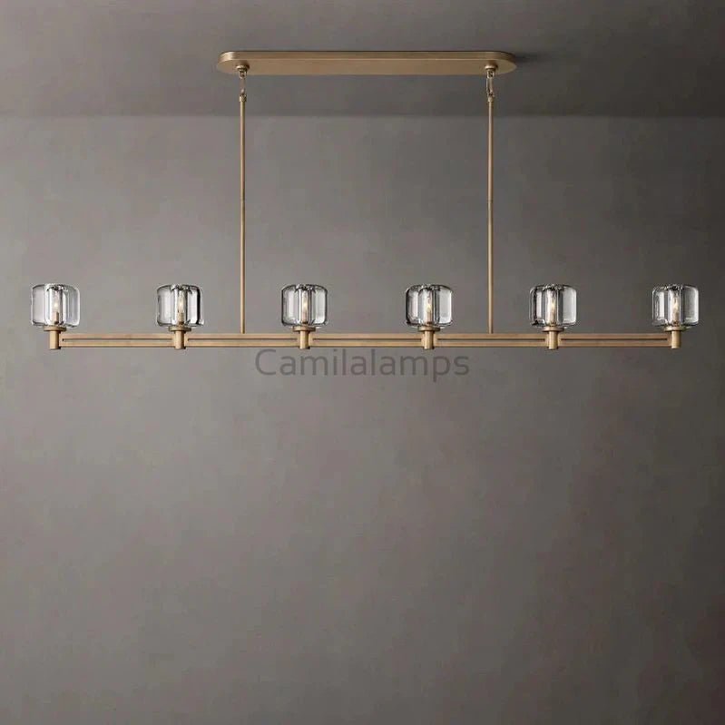 Demaret Linear Chandelier 54″ 72” - Camilalamps - CAA - 10015A0