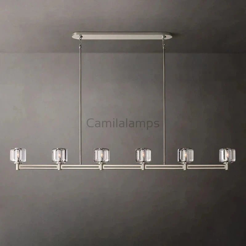 Demaret Linear Chandelier 54″ 72” - Camilalamps - CAA - 10015A2