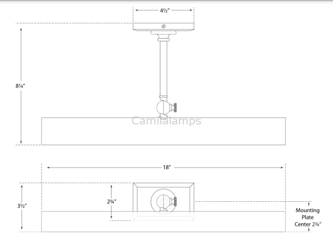 Soliy Makeup Picture Light - Camilalamps - CA - SLPL - 01