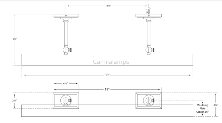 Soliy Makeup Picture Light - Camilalamps - CA - SLPL - 01