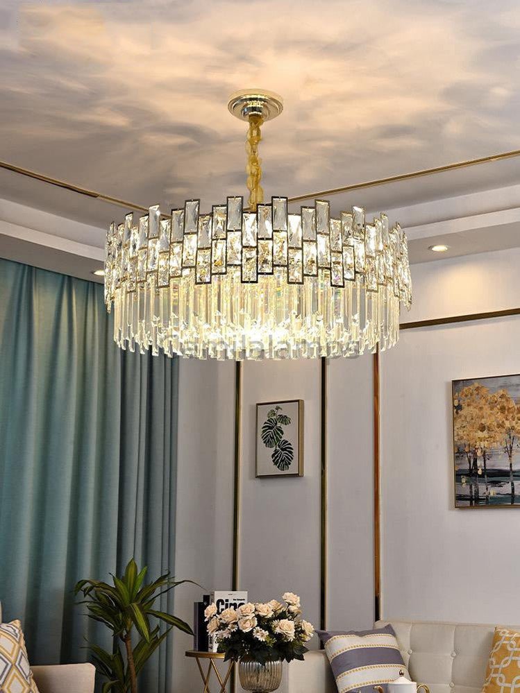 Palo clear Crystal Round Chandelier - Camilalamps - CA - A - 390