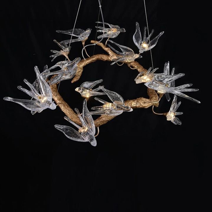 Swallow Branch Chandelier - Camilalamps - CA - BU2024 - C1924