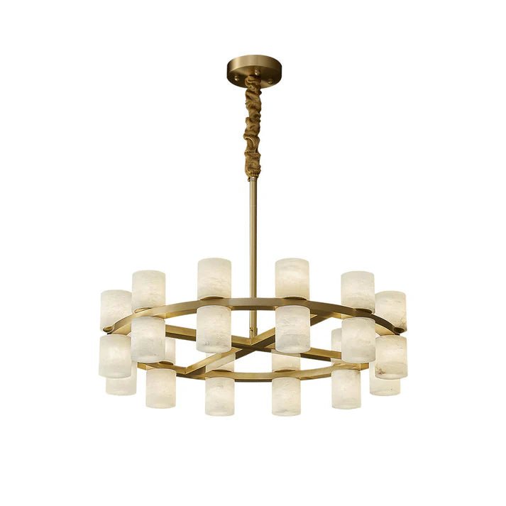 Modern Tabitha Alabaster Chandelier - Camilalamps - CAA - 1Z0191