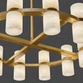 Modern Tabitha Alabaster Chandelier - Camilalamps - CAA - 1Z0191