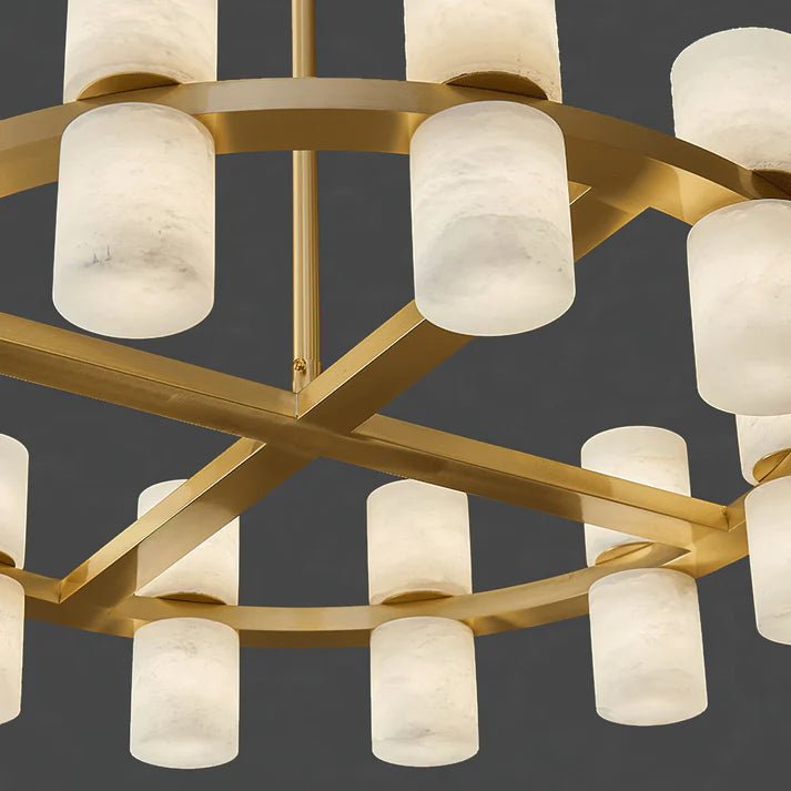 Modern Tabitha Alabaster Chandelier - Camilalamps - CAA - 1Z0191