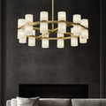 Modern Tabitha Alabaster Chandelier - Camilalamps - CAA - 1Z0191