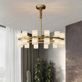 Modern Tabitha Alabaster Chandelier - Camilalamps - CAA - 1Z0191