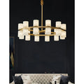 Modern Tabitha Alabaster Chandelier - Camilalamps - CAA - 1Z0191
